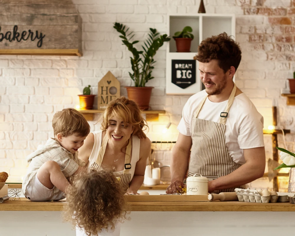 kitchen island with bar seating